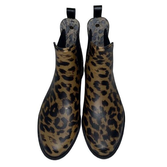 Joules leopard Chelsea rain boot 8 - Picture 5 of 7